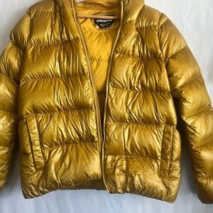 Patagonia Gold Puffer Jacket